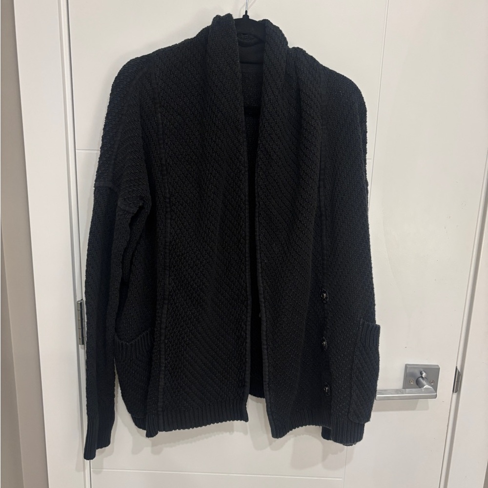 Lululemon Lululemon Post Practice Cardi Black - Picture 3 of 11